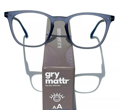 Gry Mattr DESIGNER READERS Matte Slate Blue SUAVE Blue Light Blocking Eyewear