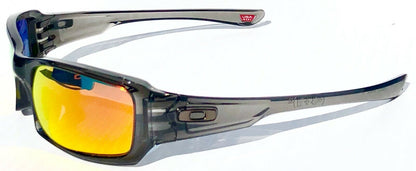 Oakley FIVES Squared in Grey Smoke Frames POLARIZED Galaxy Ruby Lens Sunglass oo9238-04 - Two-Lens Bundle!