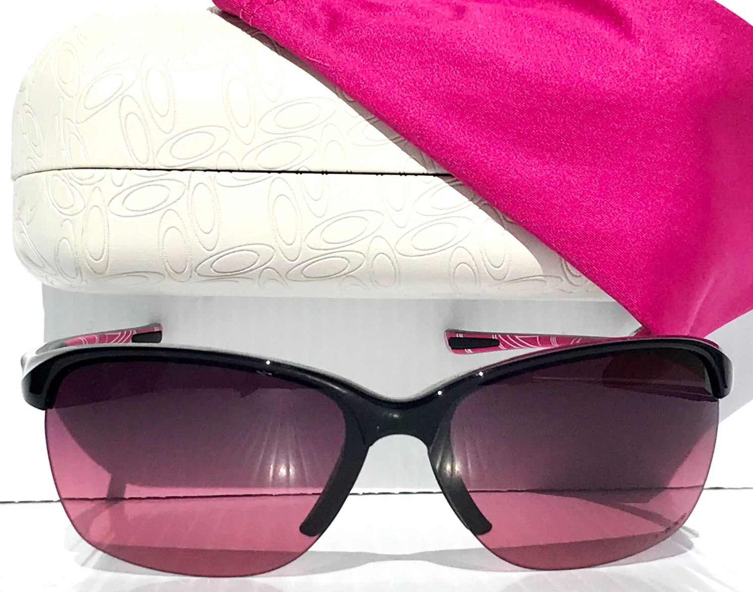 Oakley UNSTOPPABLE BREAST CANCER Polarized Rose Gradient Sunglass oo91 SunglassOne