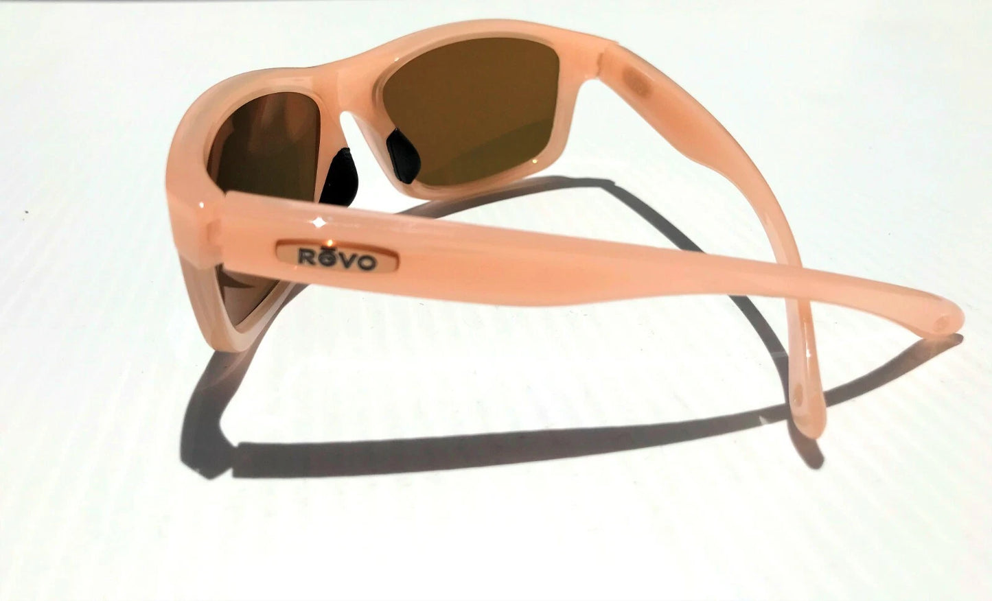 REVO HARNESS Blush Frame POLARIZED Champagne Glass Lens Sunglass RE 4071 10 CH