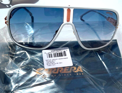 CARRERA Flaglab 11 in White Frame with Gradient Blue Lens Sunglass VK608