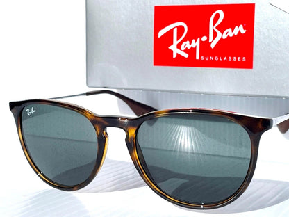 Ray Ban ERIKA Tortoise Frame Dark Green Grey Lens Sunglass RB 4171 710/71