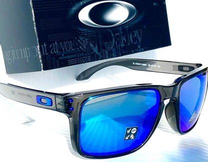 Oakley HOLBROOK XL in Grey Smoke Frame with POLARIZED PRIZM Sapphire Blue Lens Sunglass oo9417-09