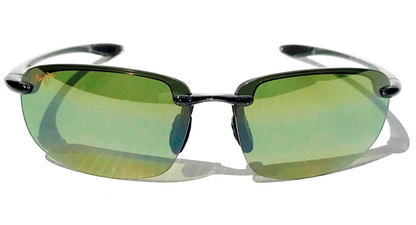 Maui Jim HOOKIPA Smoke Grey POLARIZED HT Green/Grey Lens Sunglass HT407N-11