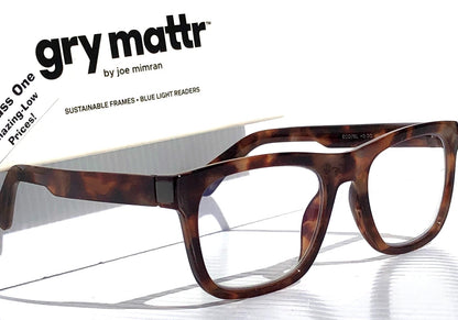 Gry Mattr DESIGNER READERS Tortoise Frame SOCIABLE Blue Light Blocking Eyewear