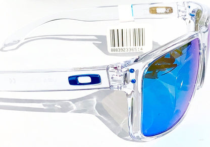 Oakley HOLBROOK XL in Clear Frame with POLARIZED PRIZM Sapphire Blue Lens Sunglass oo9417-07