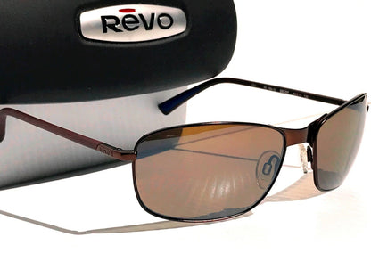 REVO DECOY Copper Frame POLARIZED Brown Tierra Golf Lens Sunglass RE 1084 02 BR