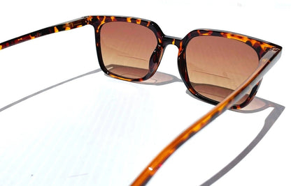 Gry Mattr DESIGNER SUN READERS CLEVER Shiny Tortoise Bifocal Sunglass