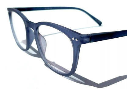 Gry Mattr DESIGNER READERS Matte Slate Blue SUAVE Blue Light Blocking Eyewear