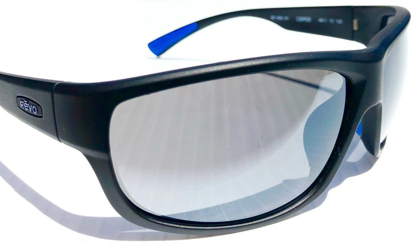 REVO CAPER BEAR GRYLLS Matte Black POLARIZED Gray Lens Sunglass RE 1092 01 GY