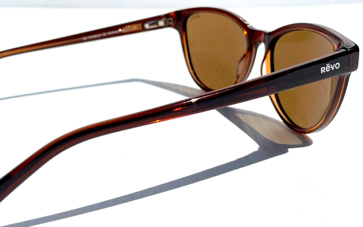 REVO DAPHNE Brown POLARIZED Green Lens Sunglass RE 1101ECO 02 GN