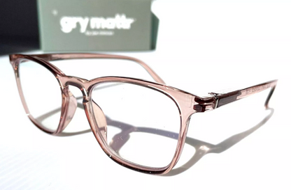 Gry Mattr DESIGNER READERS Shiny Rose INTUITIVE Blue Light Blocking Eyewear