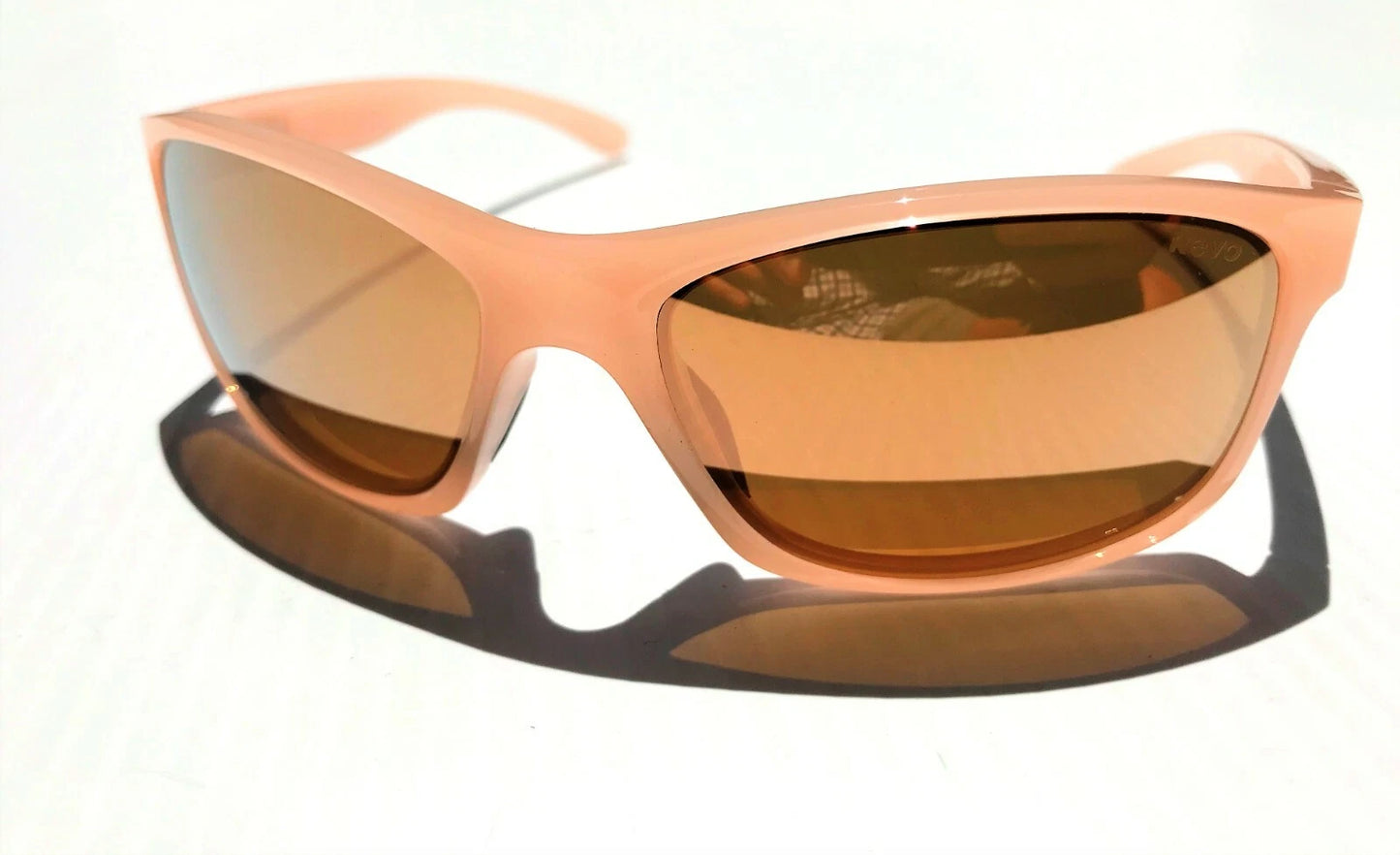 REVO HARNESS Blush Frame POLARIZED Champagne Glass Lens Sunglass RE 4071 10 CH