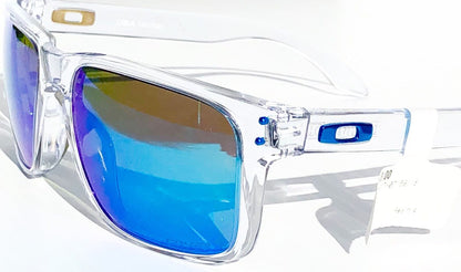 Oakley HOLBROOK XL in Clear Frame with POLARIZED PRIZM Sapphire Blue Lens Sunglass oo9417-07