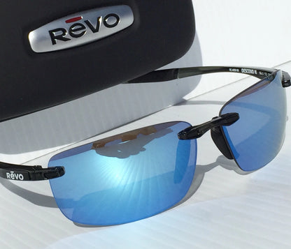 REVO DESCEND N Black POLARIZED Blue Lens Sunglass RE 4059 01 BL
