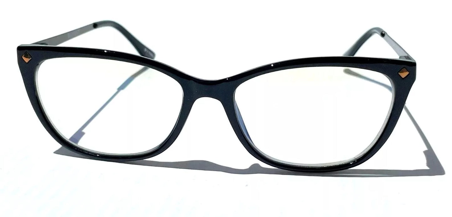 Gry Mattr DESIGNER READERS Polished Black DILIGENT Blue Light Blocking Eyewear