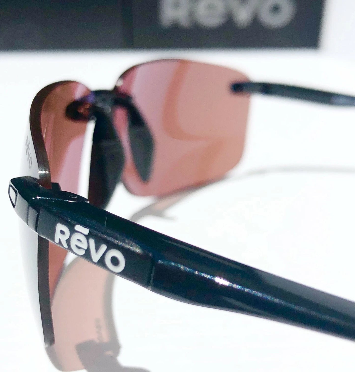 REVO DESCEND N Black POLARIZED Brown Golf Lens Sunglass RE 4059 01 GO