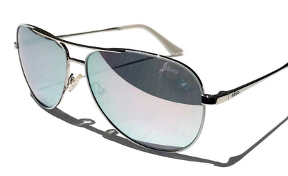 REVO RELAY Shiny Chrome Aviator POLARIZED Chrome Lens Sunglass RE 1014 03 ST