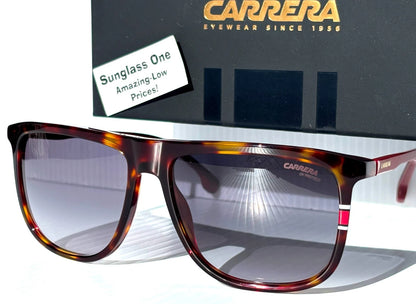 CARRERA Red Gold Tortoise Frame Gradient Grey Lens Sunglass 218/S AU29O