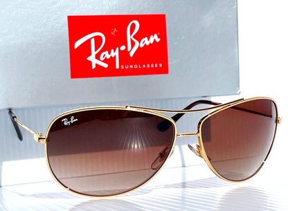 Ray Ban Shiny Gold Frame Brown Lens Sunglass RB3293 001/13