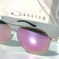Oakley CAVEAT in Silver Frame with POLARIZED Galaxy Rose Gold lens Sunglasses oo4054 - Two-Lens Bundle!