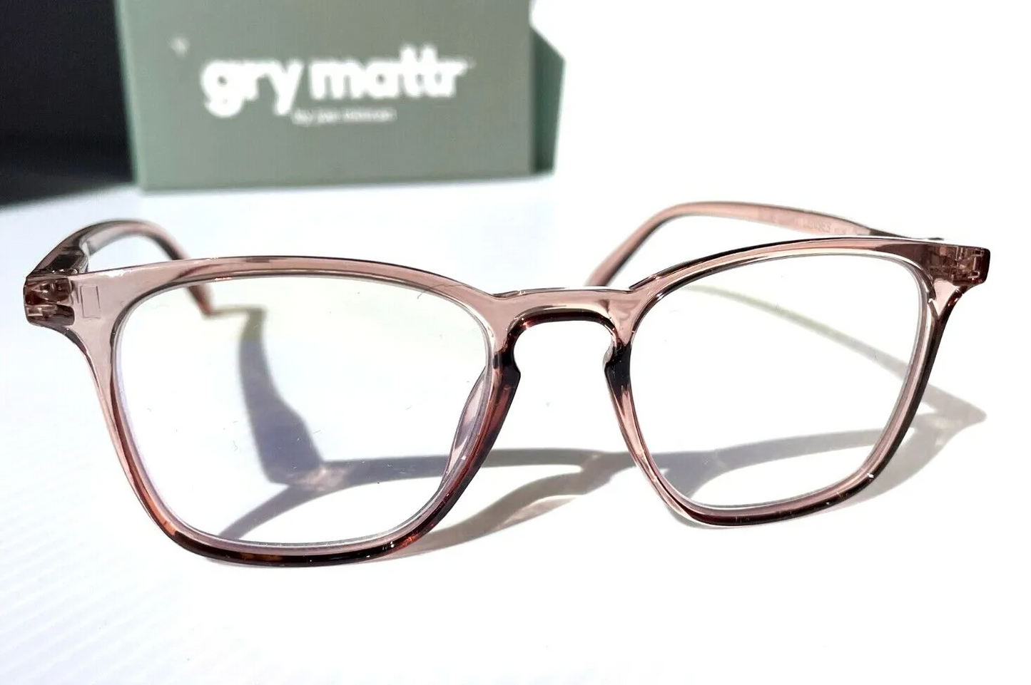 Gry Mattr DESIGNER READERS Shiny Rose INTUITIVE Blue Light Blocking Eyewear