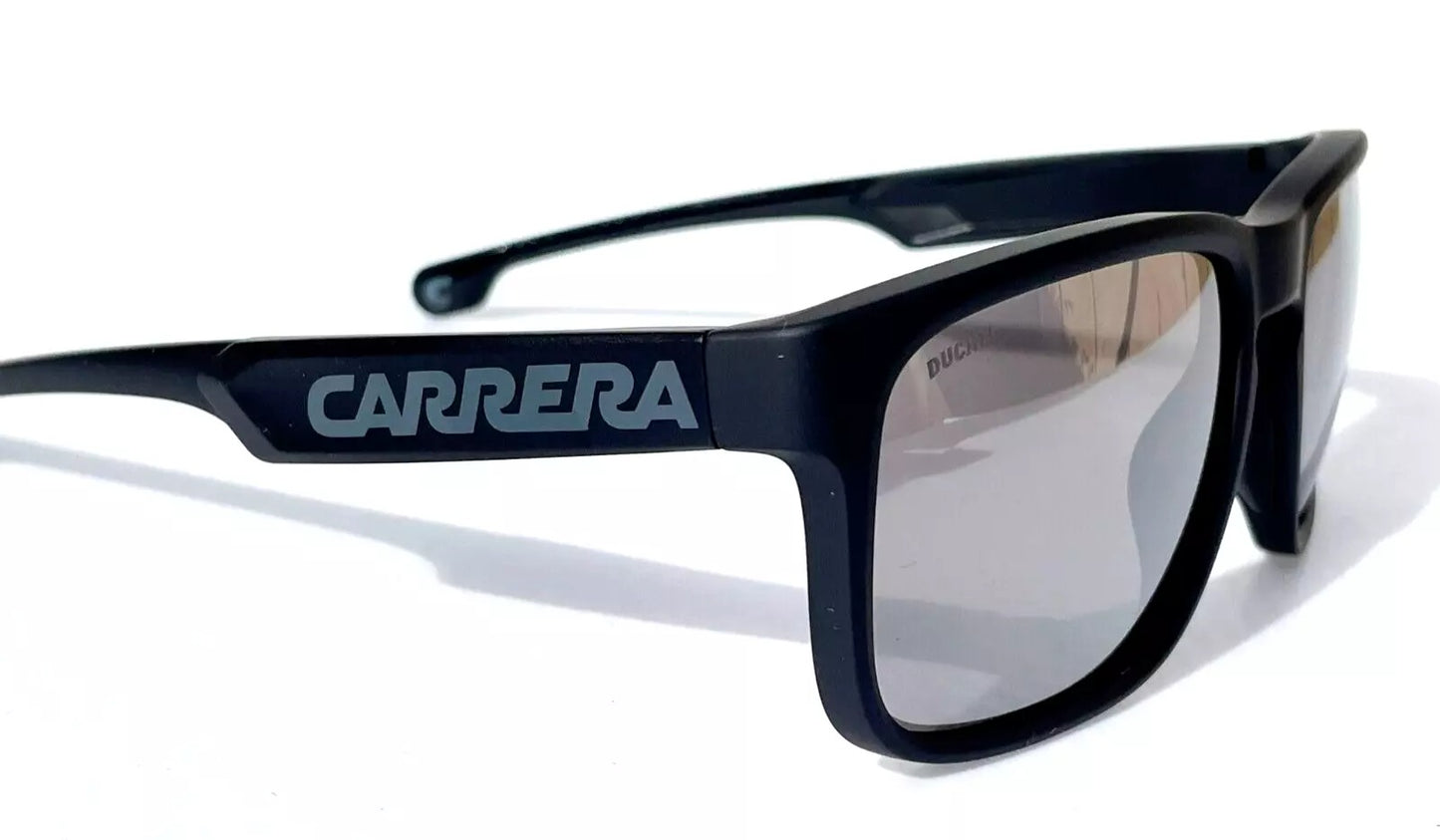 Carrera DUCATI CARDUC Shiny Black Frame Grey Mirror Lens Sunglass 001/S 08ATA