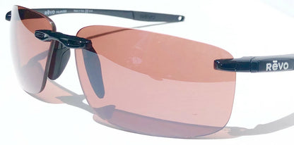 REVO DESCEND N Black POLARIZED Brown Golf Lens Sunglass RE 4059 01 GO