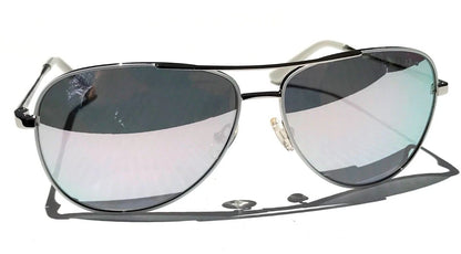REVO RELAY Shiny Chrome Aviator POLARIZED Chrome Lens Sunglass RE 1014 03 ST