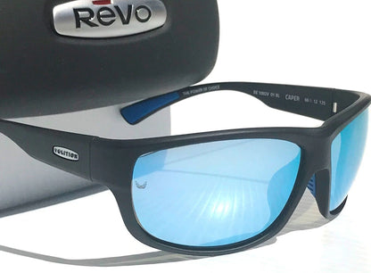 REVO CAPER VOLITION Black POLARIZED Blue Water Lens Sunglass RE 1092V 01 BL