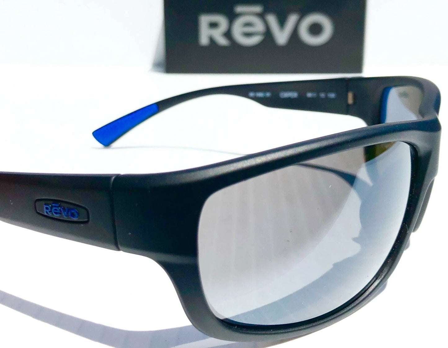 REVO CAPER BEAR GRYLLS Matte Black POLARIZED Gray Lens Sunglass RE 1092 01 GY