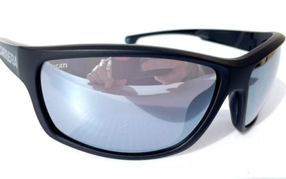 Carrera DUCATI CARDUC Shiny Black Frame Grey Mirror Lens Sunglass 002/S 08AT4