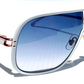 CARRERA Flaglab 11 in White Frame with Gradient Blue Lens Sunglass VK608