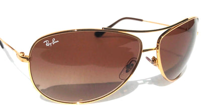 Ray Ban Shiny Gold Frame Brown Lens Sunglass RB3293 001/13