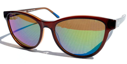 REVO DAPHNE Brown POLARIZED Green Lens Sunglass RE 1101ECO 02 GN