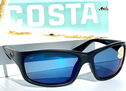 COSTA Del Mar JOSE Blackout POLARIZED Blue Mirror 580P Lens Sunglass JO 01 OBMP