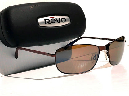 REVO DECOY Copper Frame POLARIZED Brown Tierra Golf Lens Sunglass RE 1084 02 BR