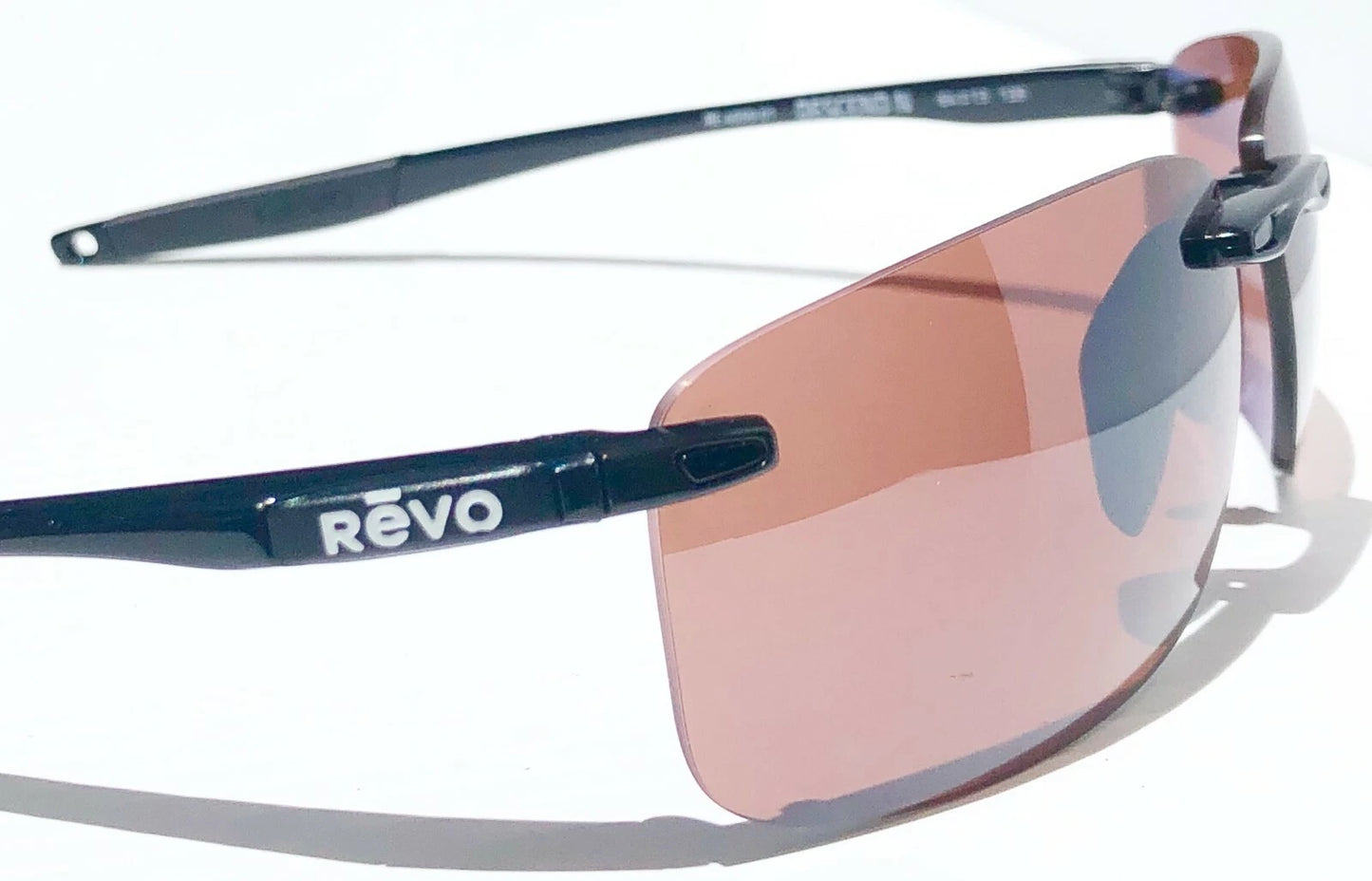 REVO DESCEND N Black POLARIZED Brown Golf Lens Sunglass RE 4059 01 GO