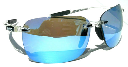REVO DESCEND CLEAR Crystal POLARIZED Blue Water Lens Sunglass RE 1070XL 09 BL