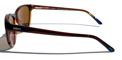 REVO DAPHNE Brown POLARIZED Green Lens Sunglass RE 1101ECO 02 GN