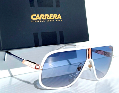 CARRERA Flaglab 11 in White Frame with Gradient Blue Lens Sunglass VK608