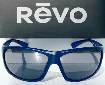 REVO CAPER BEAR GRYLLS Matte Blue POLARIZED Gray Lens Sunglass RE 1092 05 GY