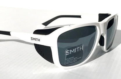 Smith Optics EMBARK White Frame ChromaPop POLARIZED Platinum Mirror Lens Sunglass
