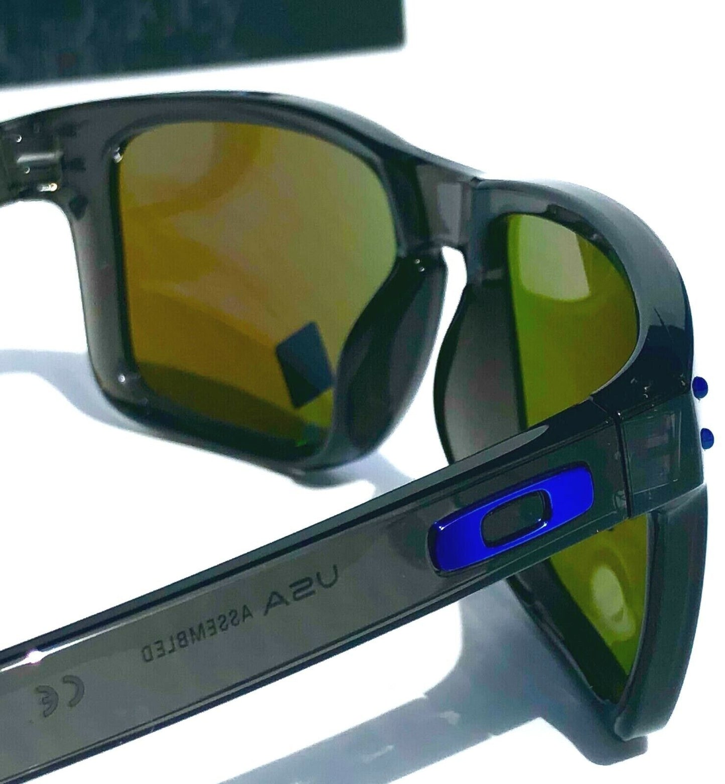 Oakley HOLBROOK XL in Grey Smoke Frame with POLARIZED PRIZM Sapphire Blue Lens Sunglass oo9417-09