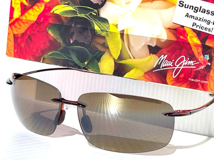 Maui Jim BREAKWALL Rootbeer POLARIZED HCL Bronze Lens Sunglass H422-26