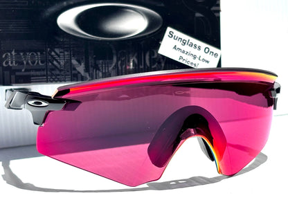 Oakley ENCODER Shiny Black Frame PRIZM Field Red Lens Sunglass oo9471-02