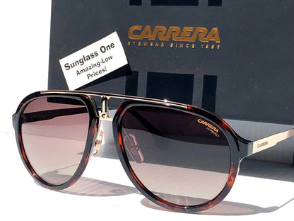 CARRERA Havana Gold & Tortoise Frame Gradient Brown Sunglass CA1003/SSAM 02IK