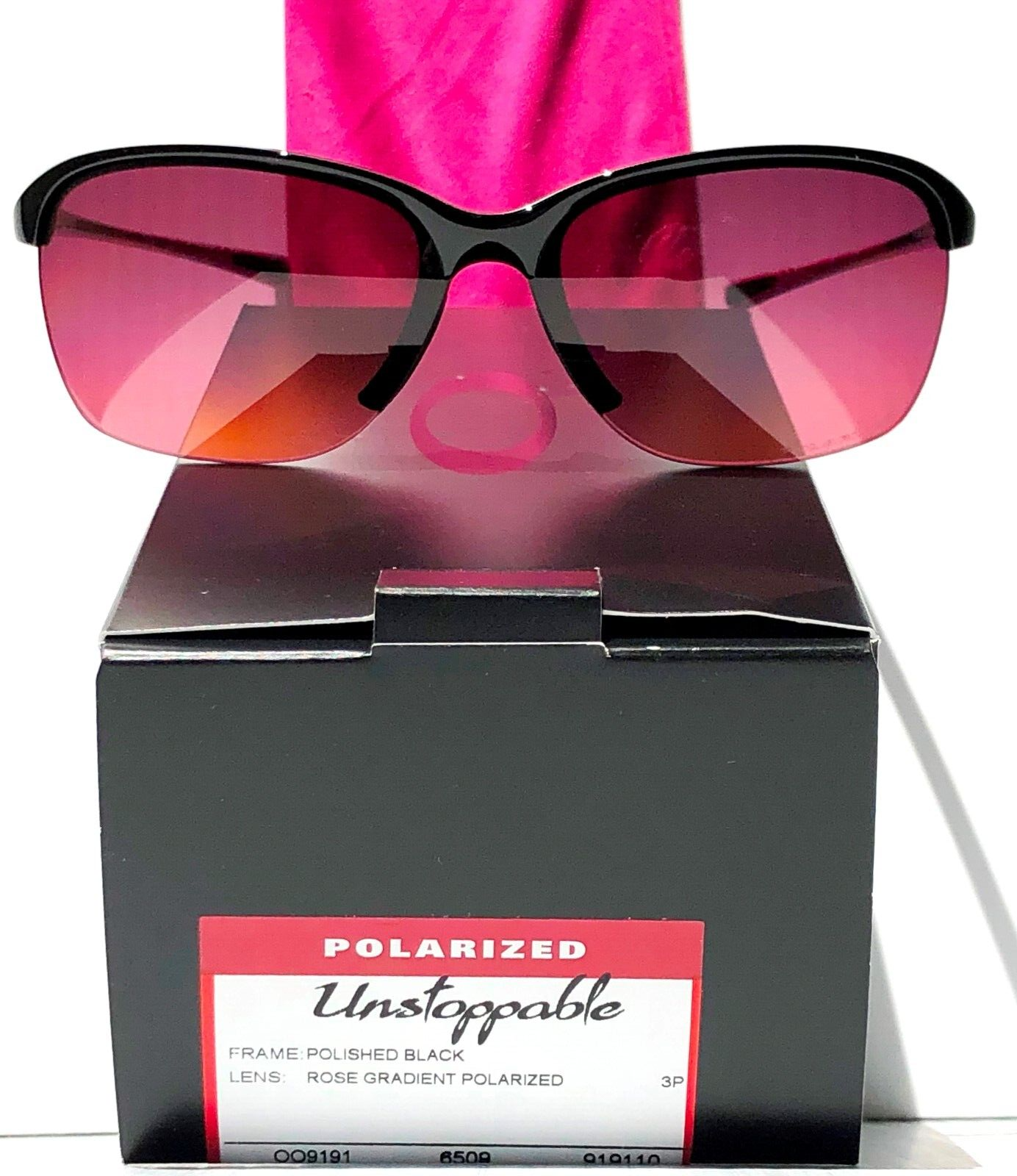 Oakley UNSTOPPABLE BREAST CANCER Polarized Rose Gradient Sunglass oo91 SunglassOne