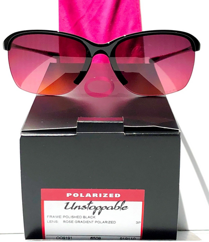 Oakley UNSTOPPABLE BREAST CANCER Polarized Rose Gradient Sunglass oo9191-10