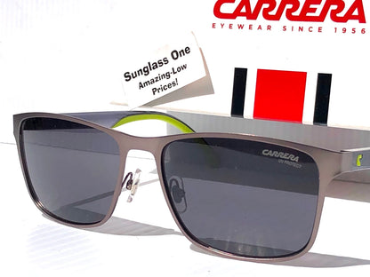 CARRERA Matte Dark Ruth Metal Frame Dark Grey Lens Sunglass 2037T/S R80IR